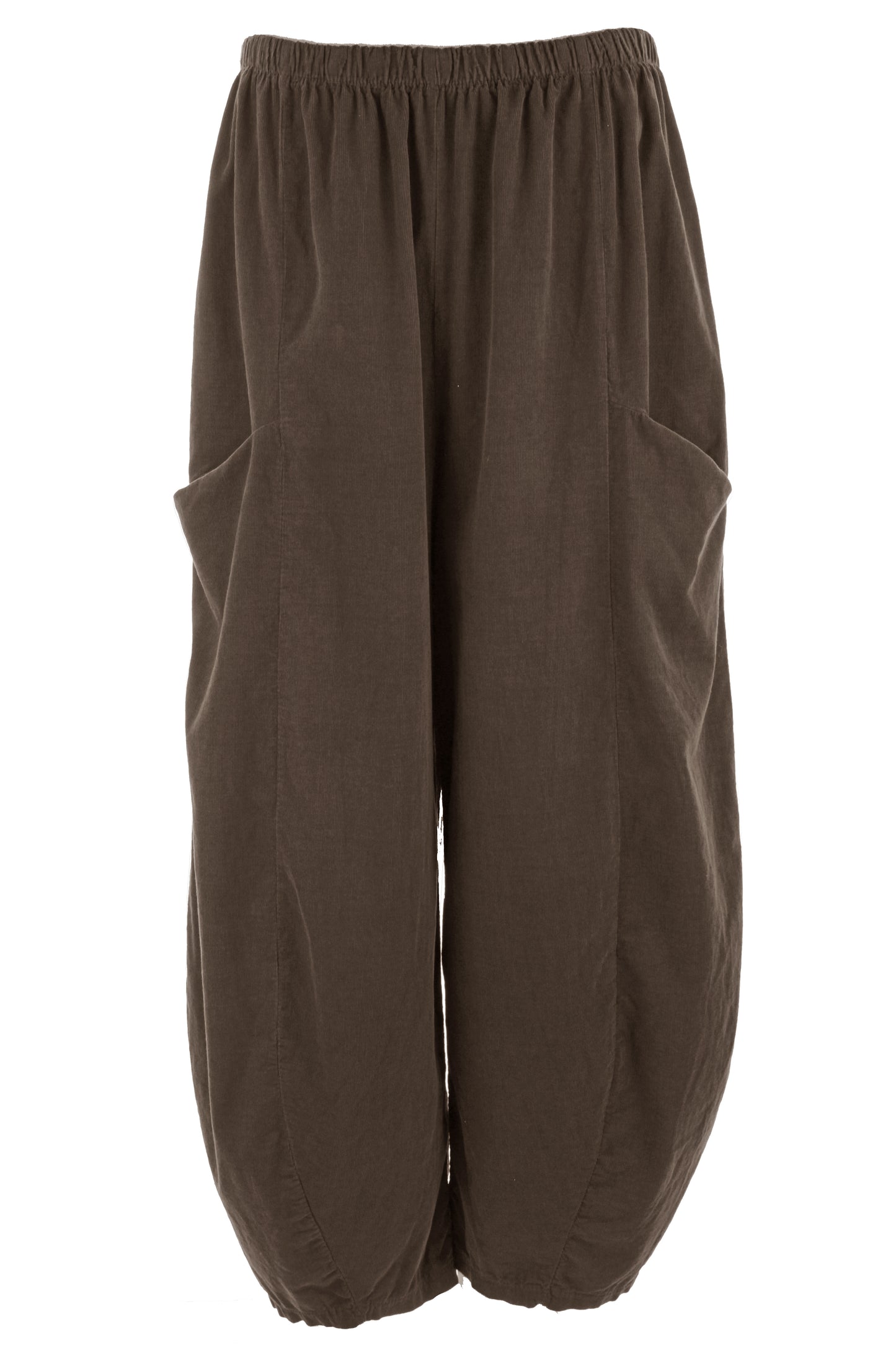 2 Slit Pocket Barrel Leg Corduroy Trouser