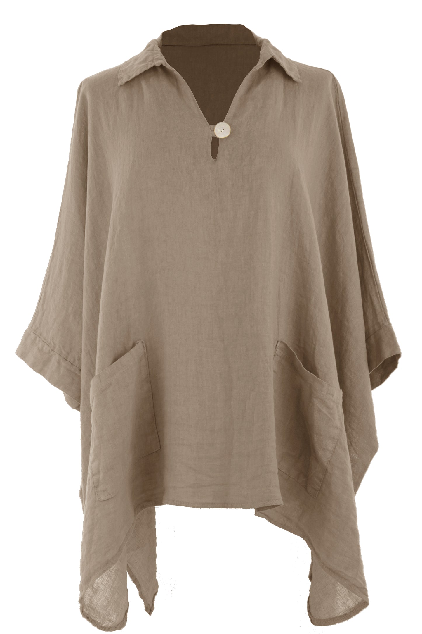 2 Pocket Linen Kaftan