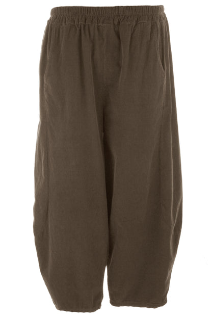 2 Pocket Barrel Leg Corduroy Trouser