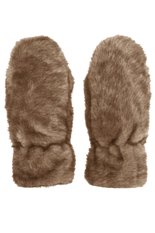 Faux Fur Mittens