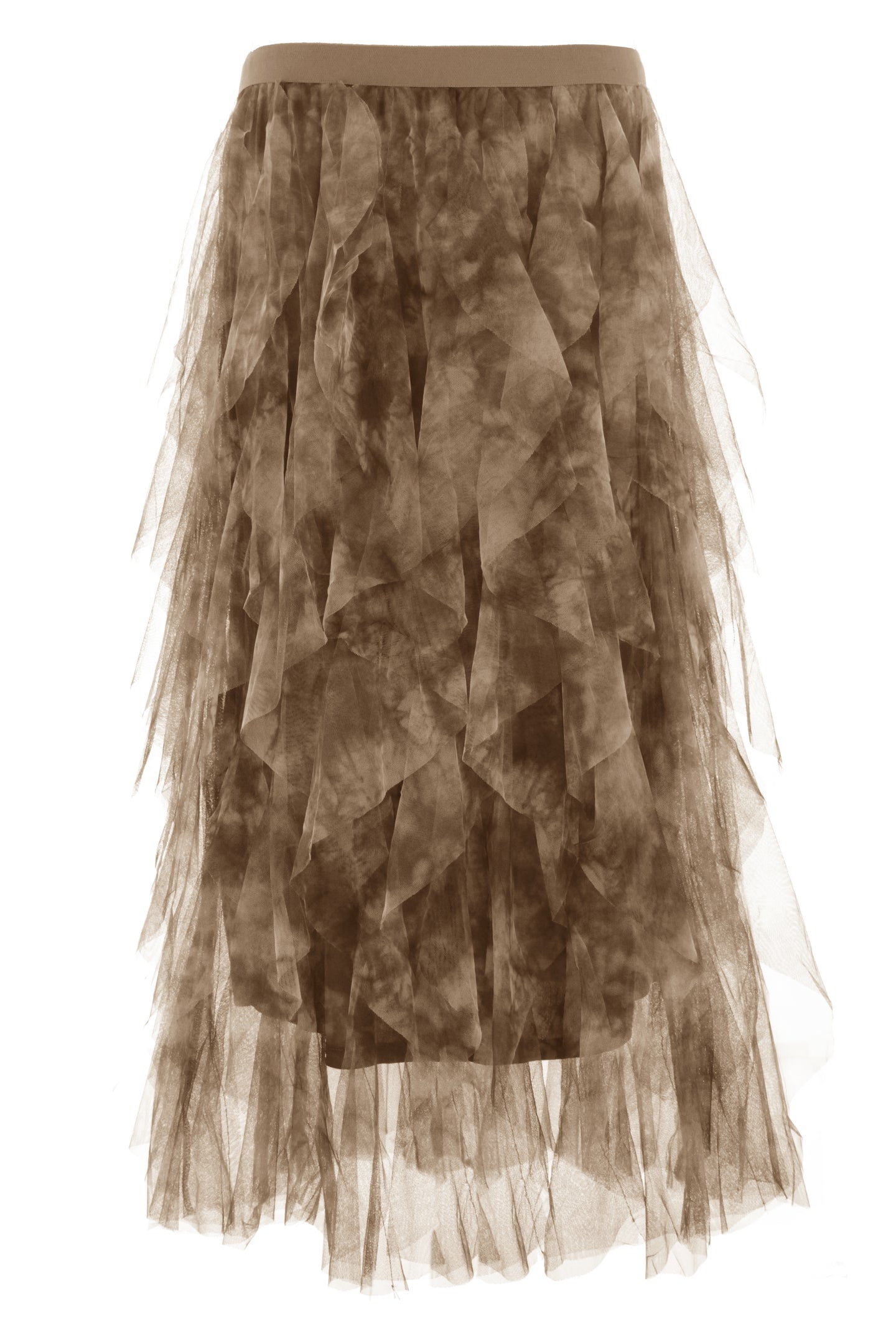 Frayed Asymmetric Linen Top