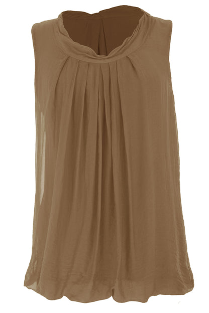 Puffball Silk Vest