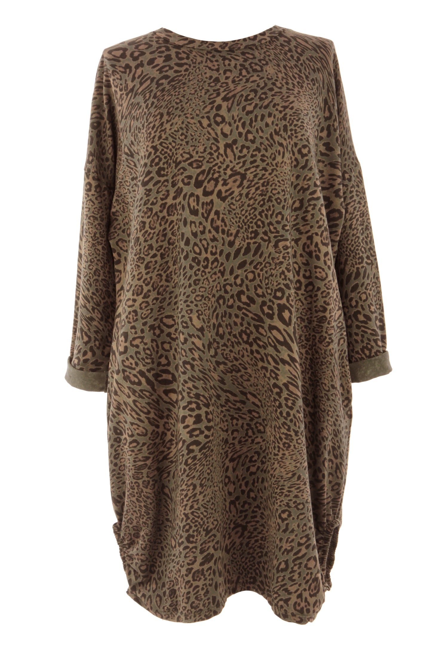 Leopard Print Cotton Dress