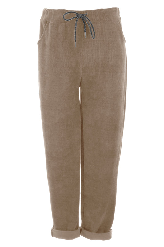2 Pocket Chenille Trouser