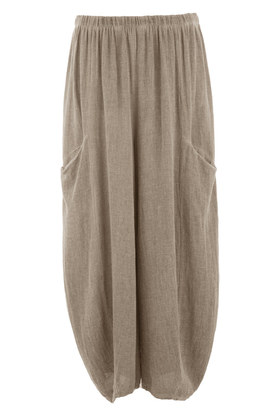 2 Slit Pocket Teabag Linen Trouser