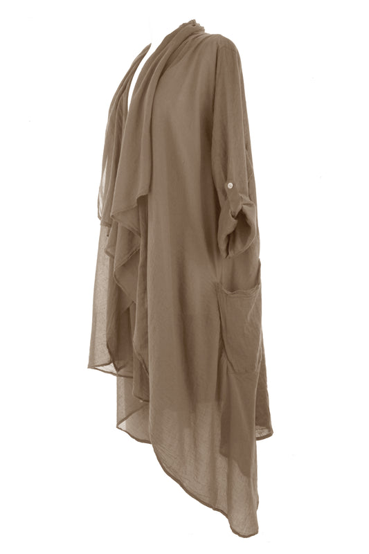 Waterfall Linen Jacket