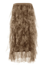 Load image into Gallery viewer, Abstract Print Ruffle Tulle Skirt
