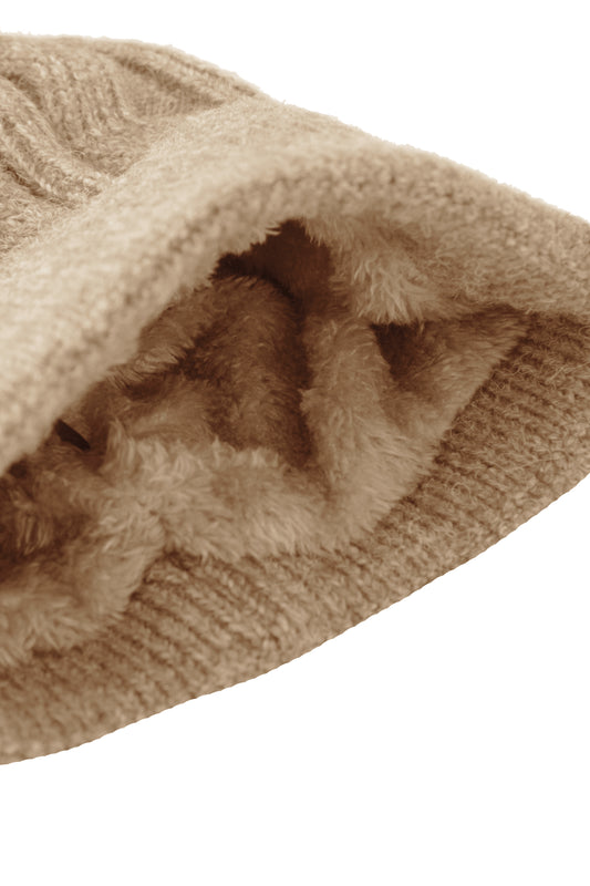 Zigzag Cashmere Knit Hat