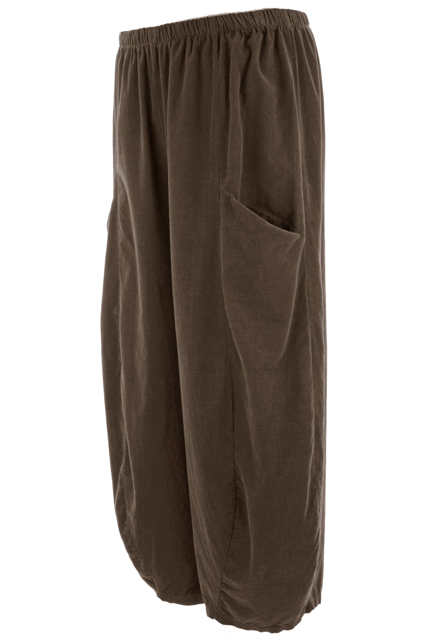 2 Slit Pocket Barrel Leg Corduroy Trouser