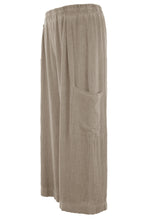 Load image into Gallery viewer, Teabag Linen Cropped Length Trouser
