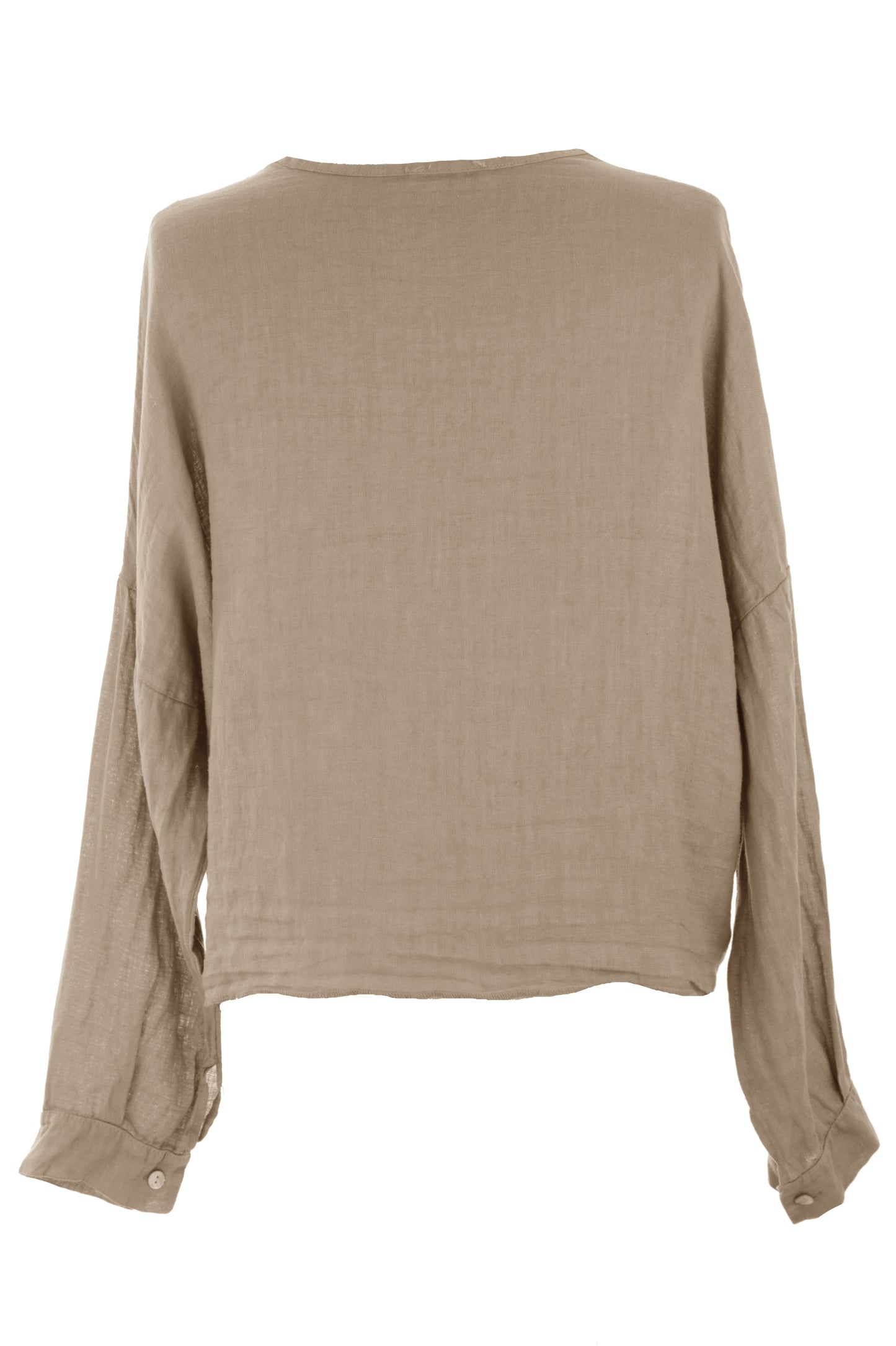 Tie Front Linen Shirt