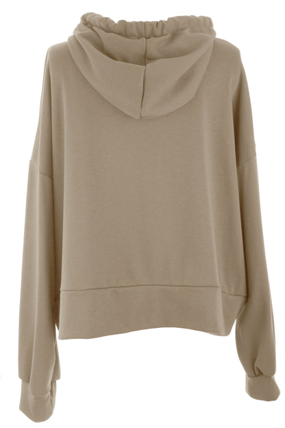 Rope Drawstring Hooded Sweatshirt