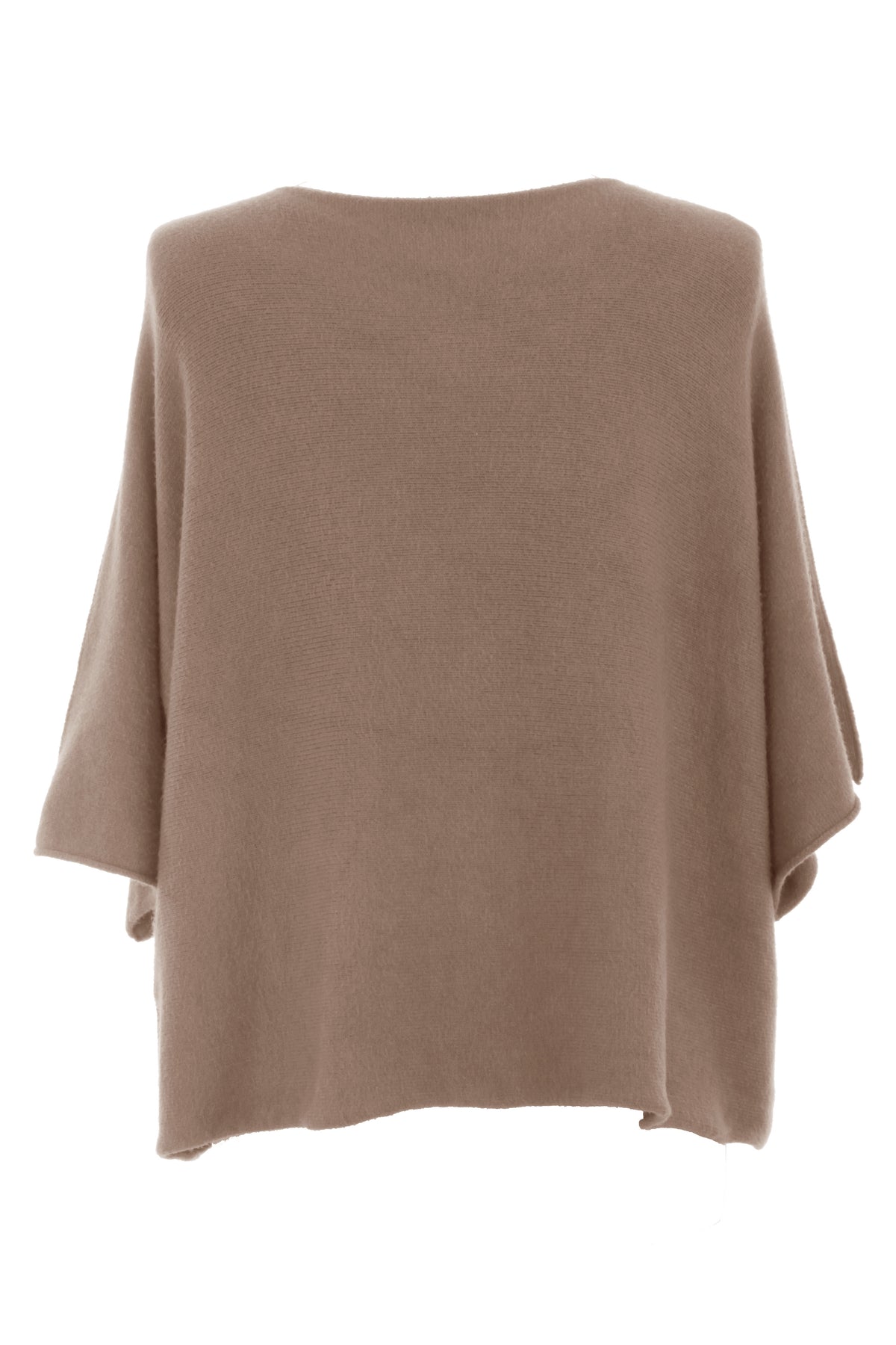 Batwing Short Sleeve Soft Knit Jumper