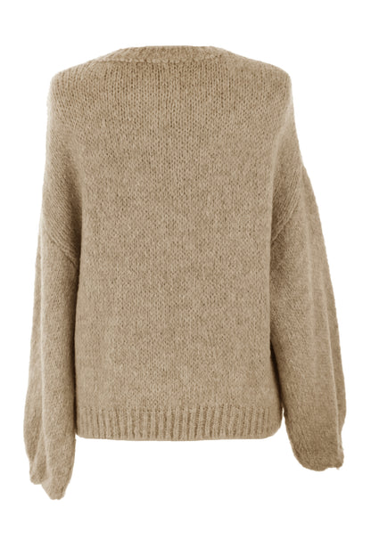 Frog Fastening Wool Cardigan