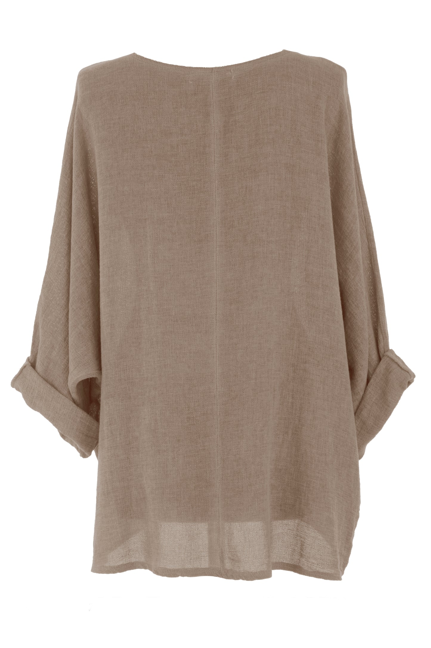 One Button Linen Cardigan