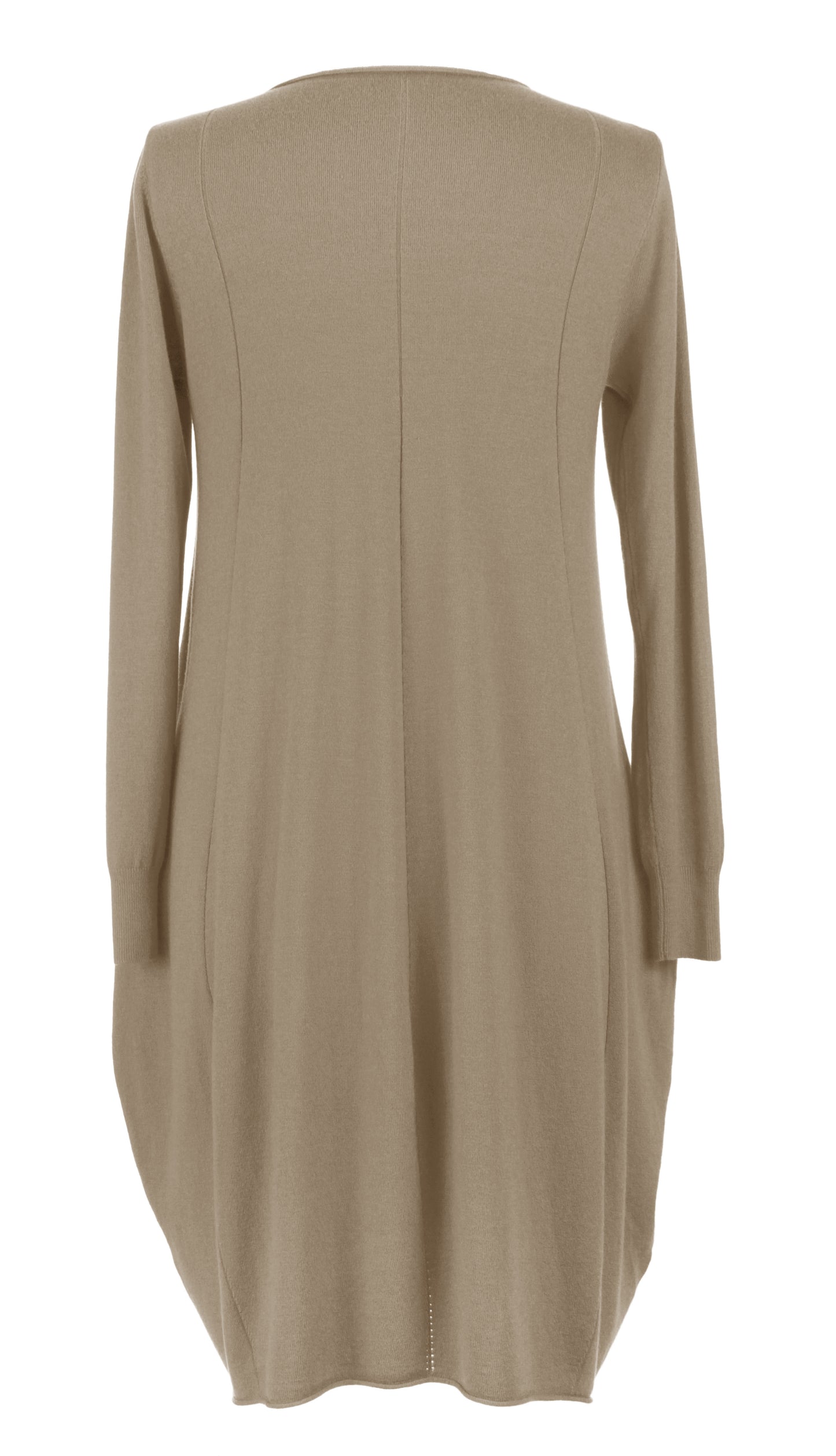 2 Pocket Panel Detail Knit Dress