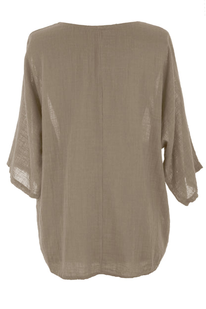 Cotton Necklace Top