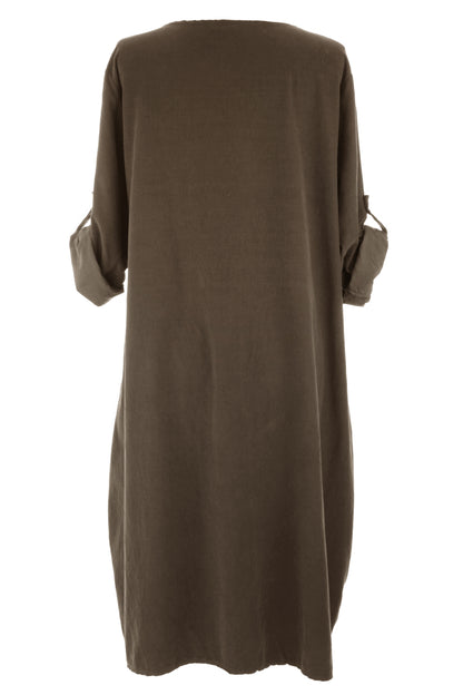 2 Pocket Corduroy Midi