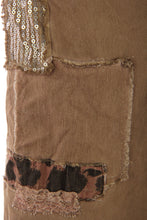 Load image into Gallery viewer, Leopard Sequin Patch Trouser
