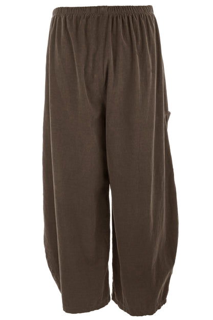 2 Slit Pocket Barrel Leg Corduroy Trouser