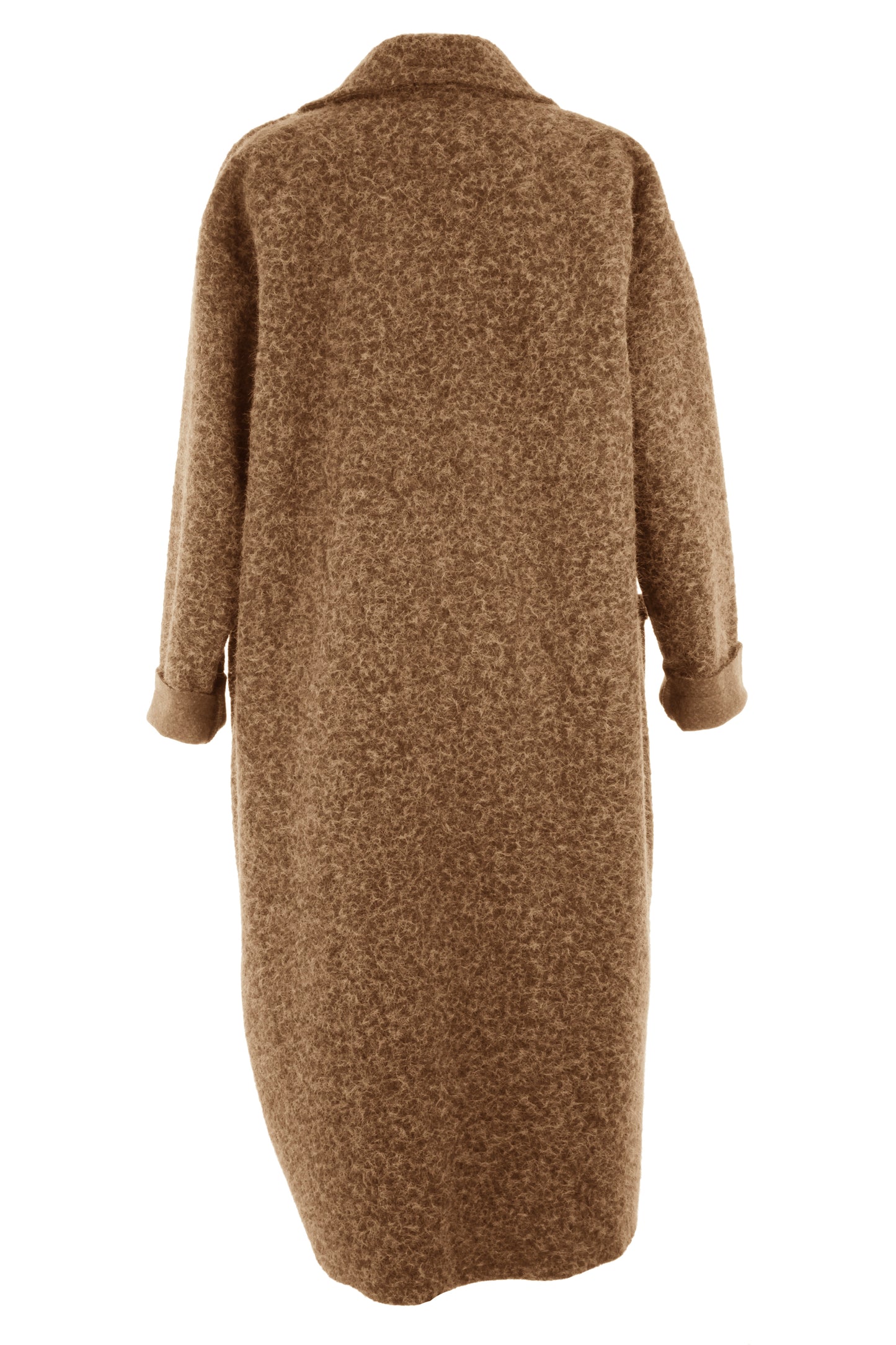 Collar 2 Button Textured Coat