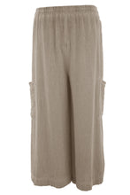 Load image into Gallery viewer, Teabag Linen Cropped Length Trouser
