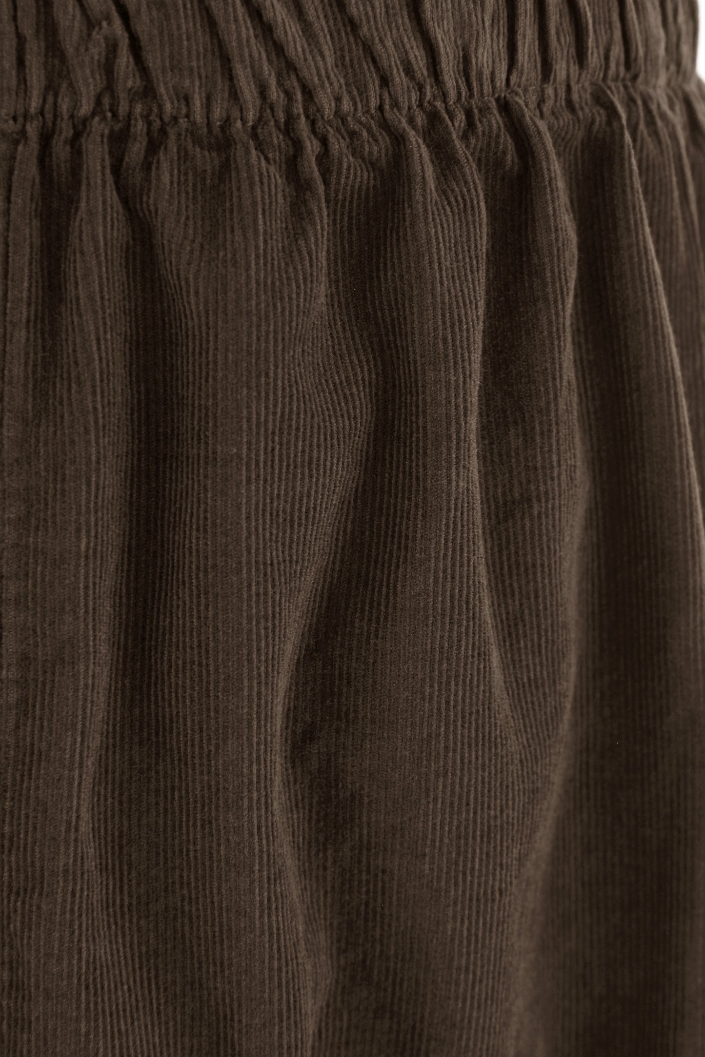 2 Slit Pocket Barrel Leg Corduroy Trouser