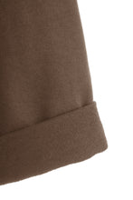Load image into Gallery viewer, Cowl Neck Side Slit Corduroy Midi
