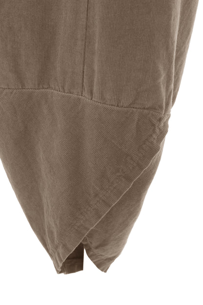 Tulip Ankle Barrel Leg Corduroy Trouser
