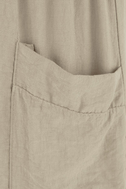 2 Pocket Ankle Length Barrel Leg Trouser