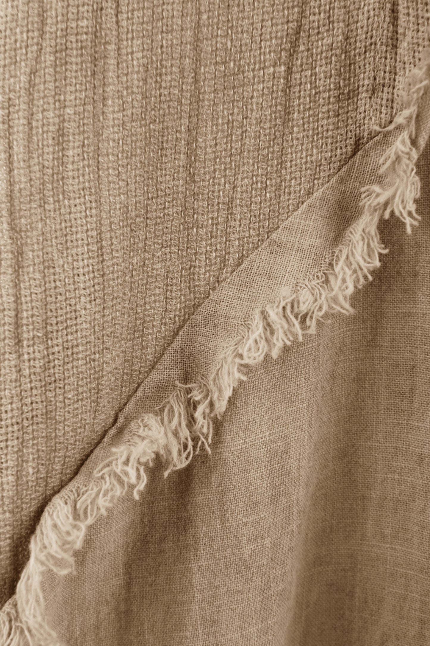 Teabag Linen Panel Trouser