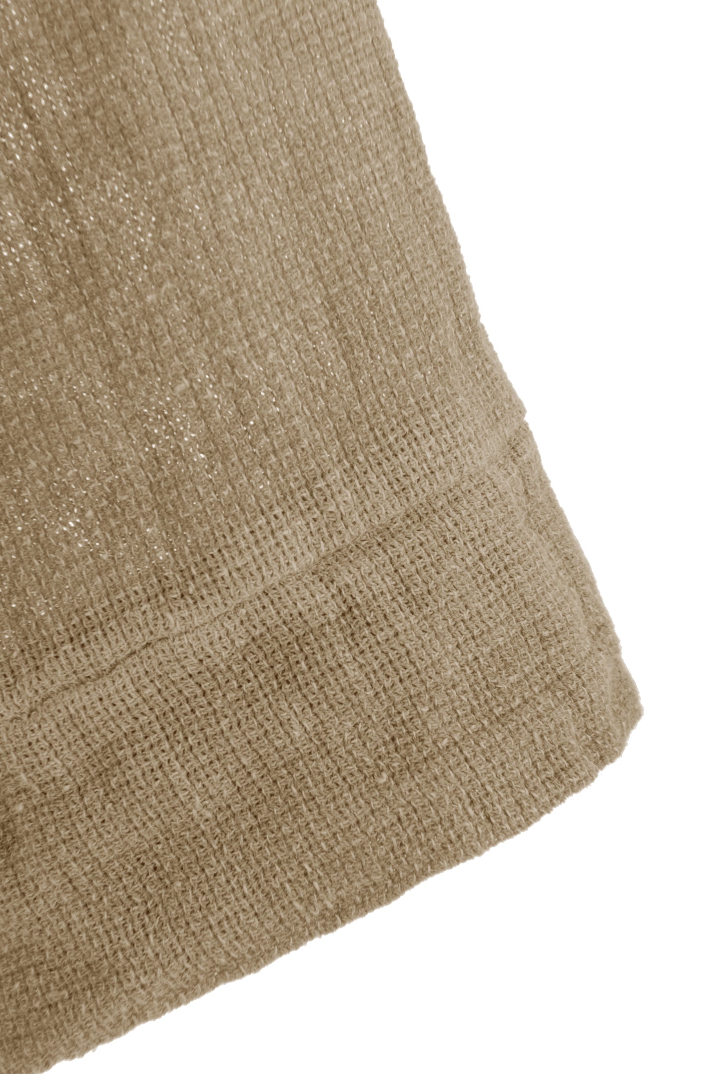 One Button Teabag Linen Jacket