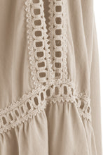Load image into Gallery viewer, Crochet Trim Cut-out Shoulder Top
