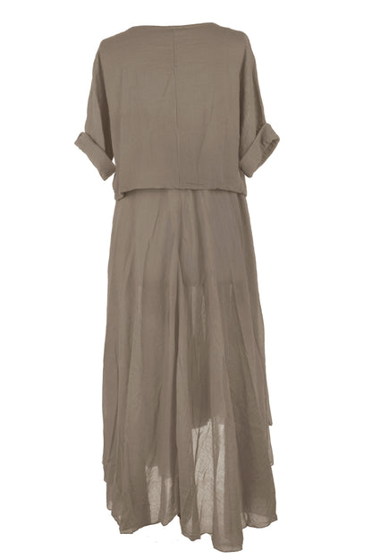 2 Piece Flare Dress
