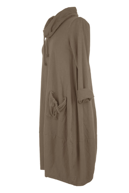 Cowl Neck Dress