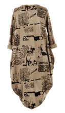 Load image into Gallery viewer, Flocking Script Midi Dress
