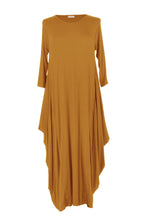 Load image into Gallery viewer, 3/4 Sleeve Draped Dress
