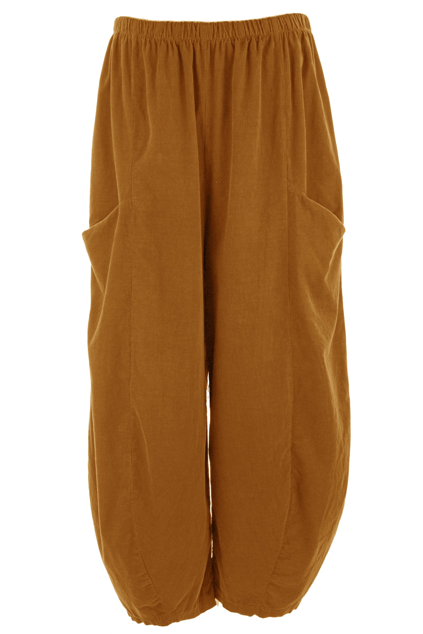 2 Slit Pocket Barrel Leg Corduroy Trouser