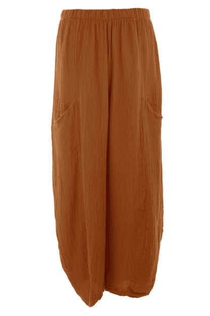 2 Slit Pocket Teabag Linen Trouser