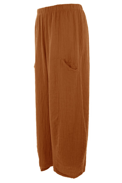 2 Slit Pocket Teabag Linen Trouser