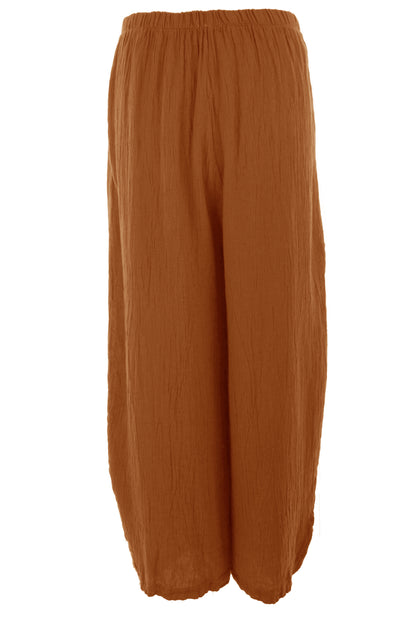 2 Slit Pocket Teabag Linen Trouser