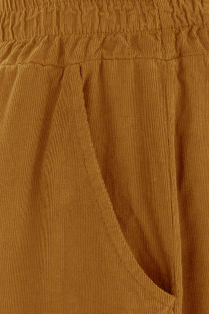 Wide Leg Corduroy Trouser