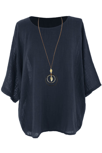 Cotton Necklace Top