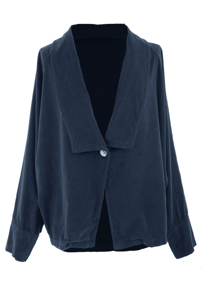 One Button Corduroy Jacket