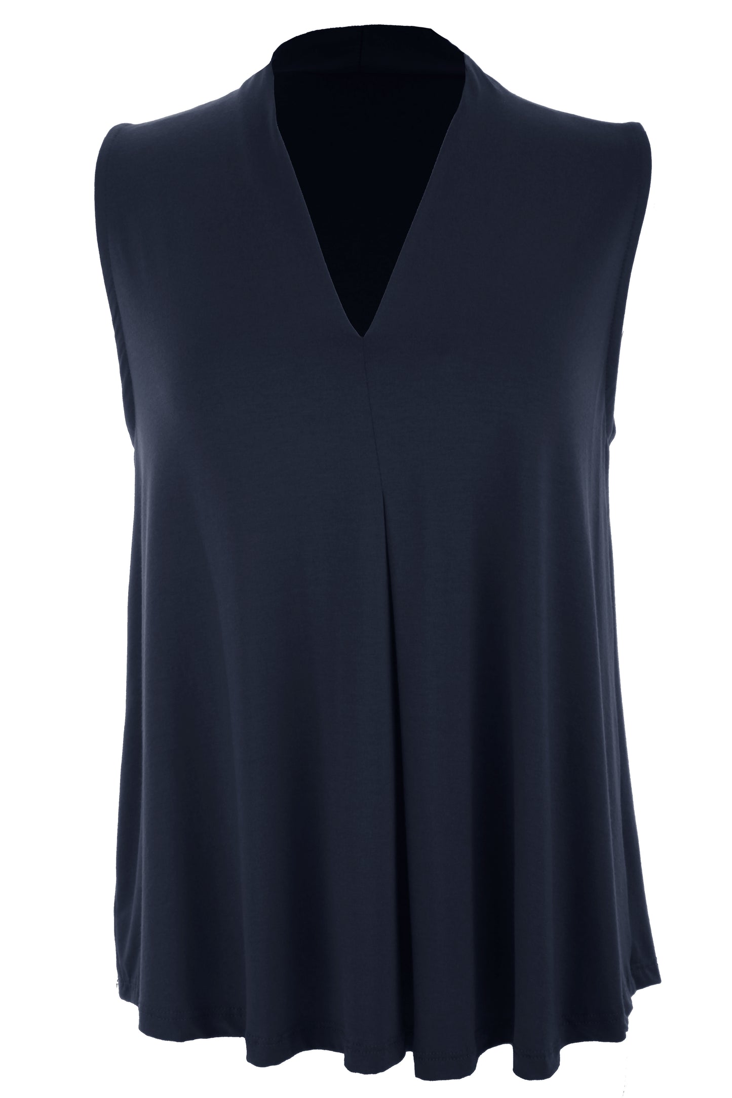 Sleeveless V Neck Top