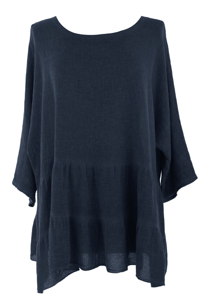 Tiered Teabag Linen Top