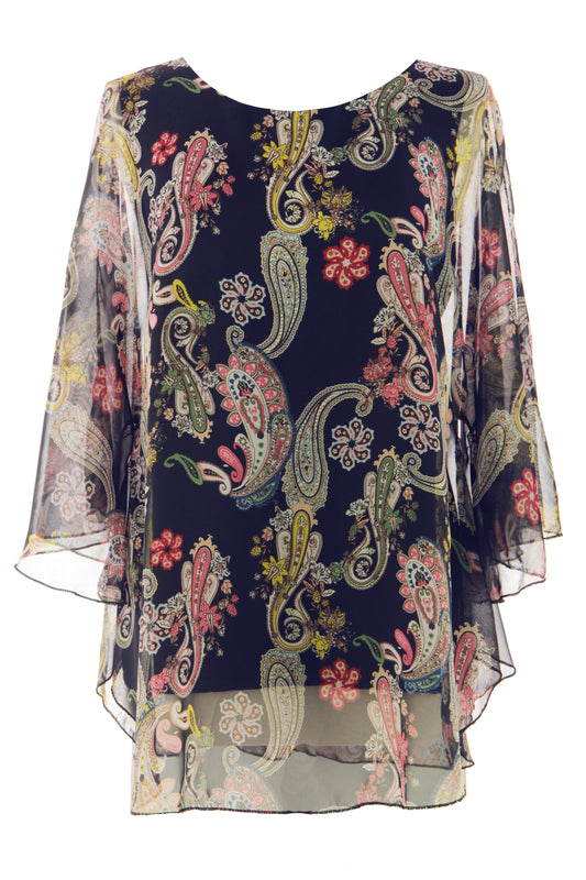 Paisley Print Blouse