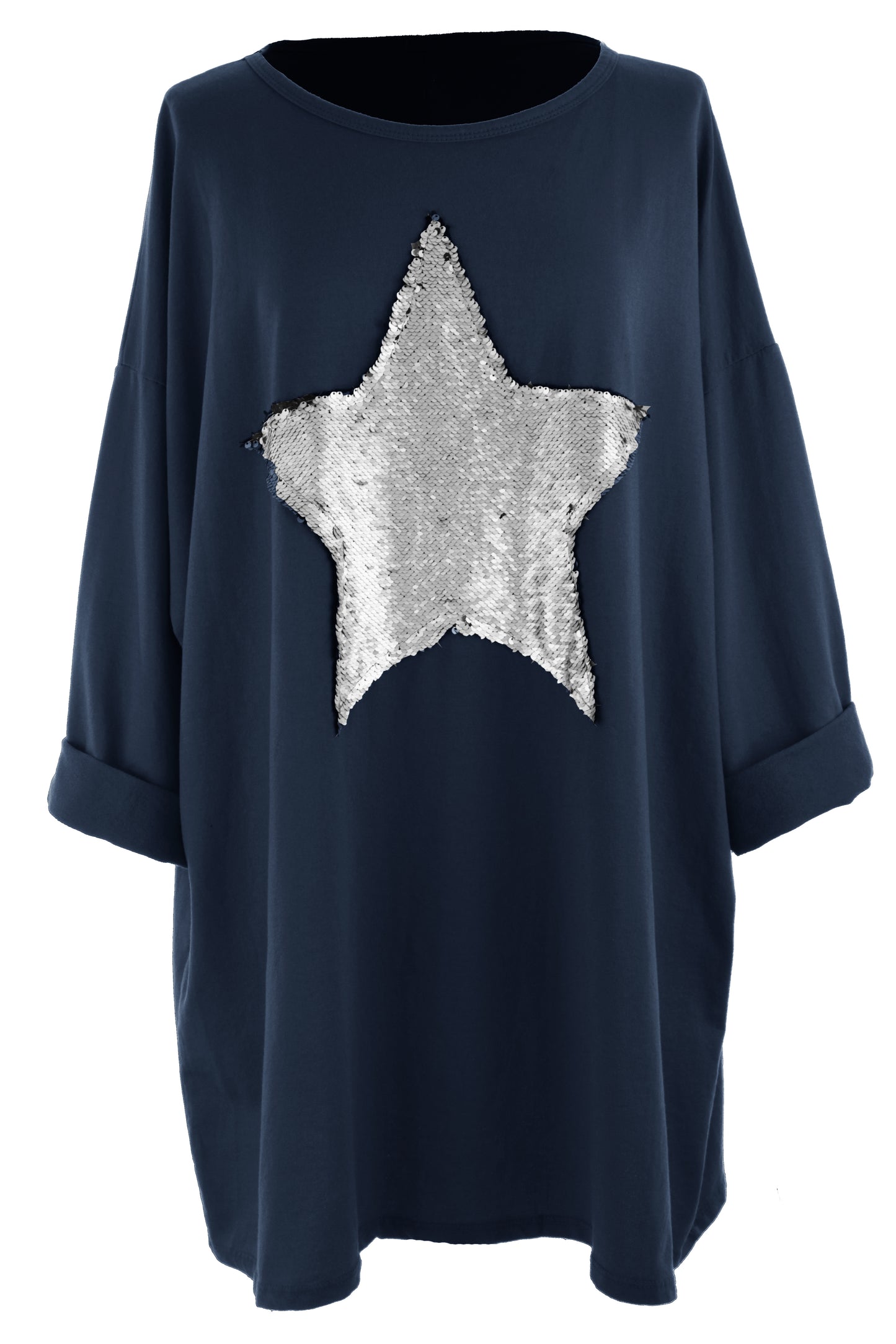 Sequin Star Jersey Tunic