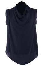 Load image into Gallery viewer, Sleeveless Cowl Neck Silk Top
