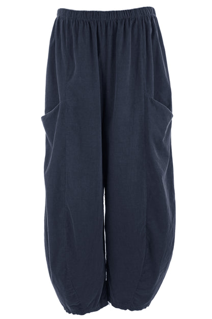 2 Slit Pocket Barrel Leg Corduroy Trouser